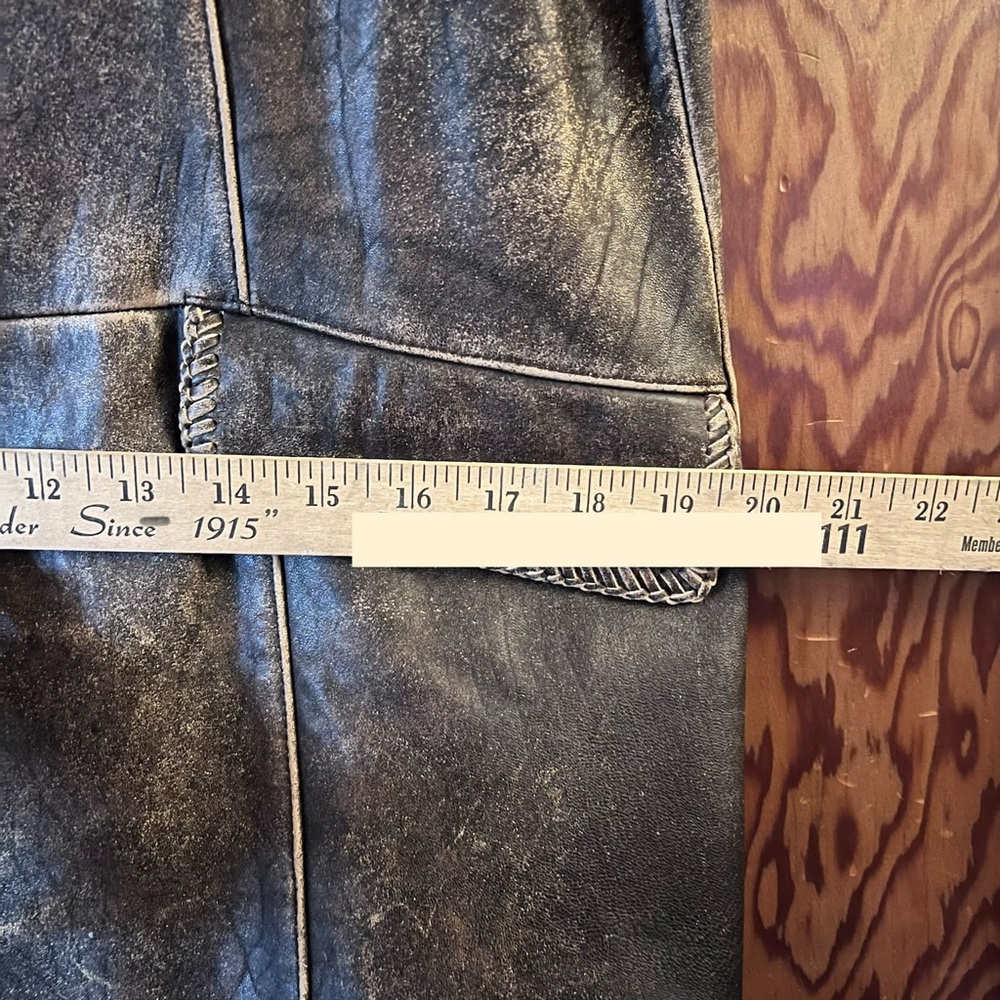 Great Creek Brown Leather Jacket - Picture 5 of 6